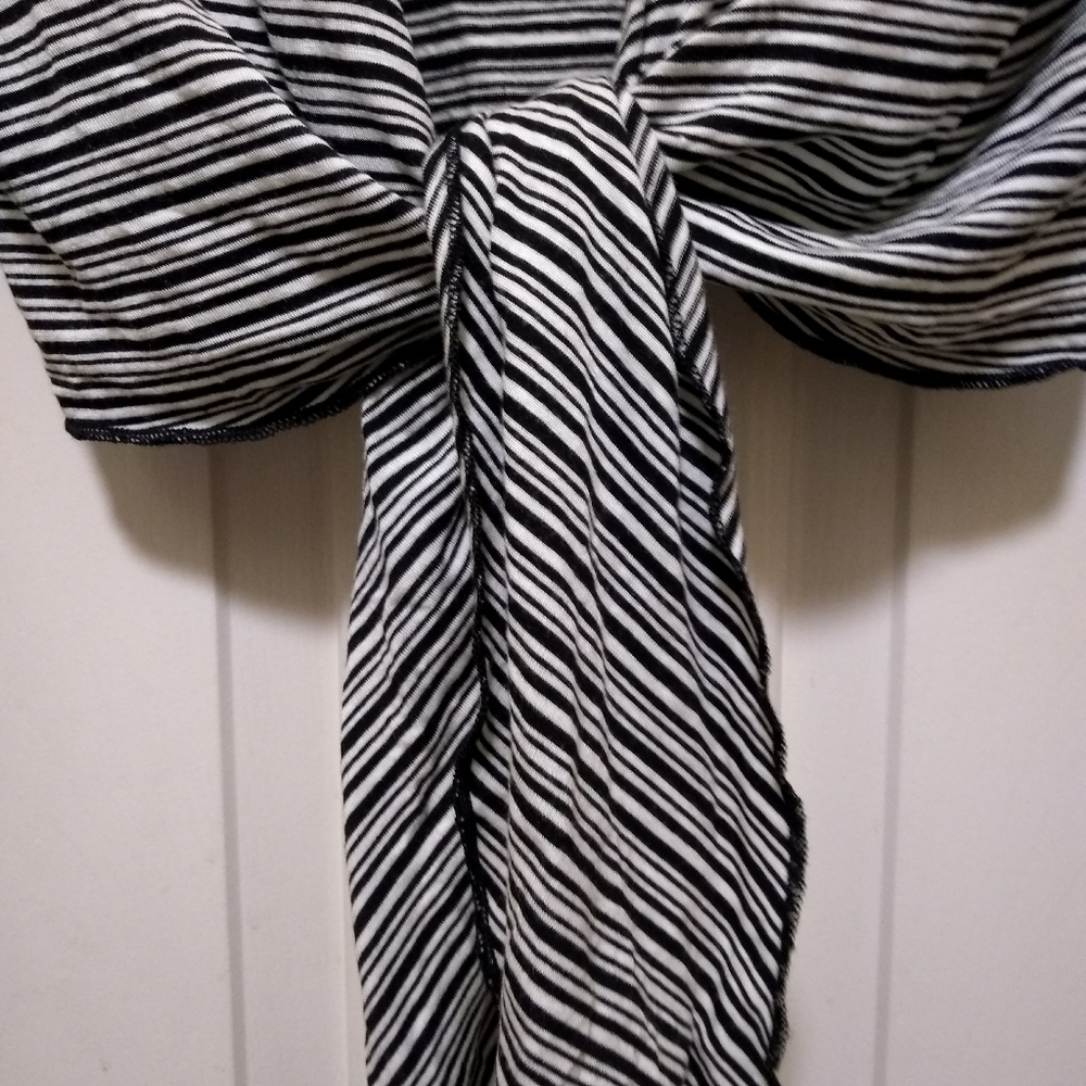 Versatile Striped, Lightweight Cardigan - image 7